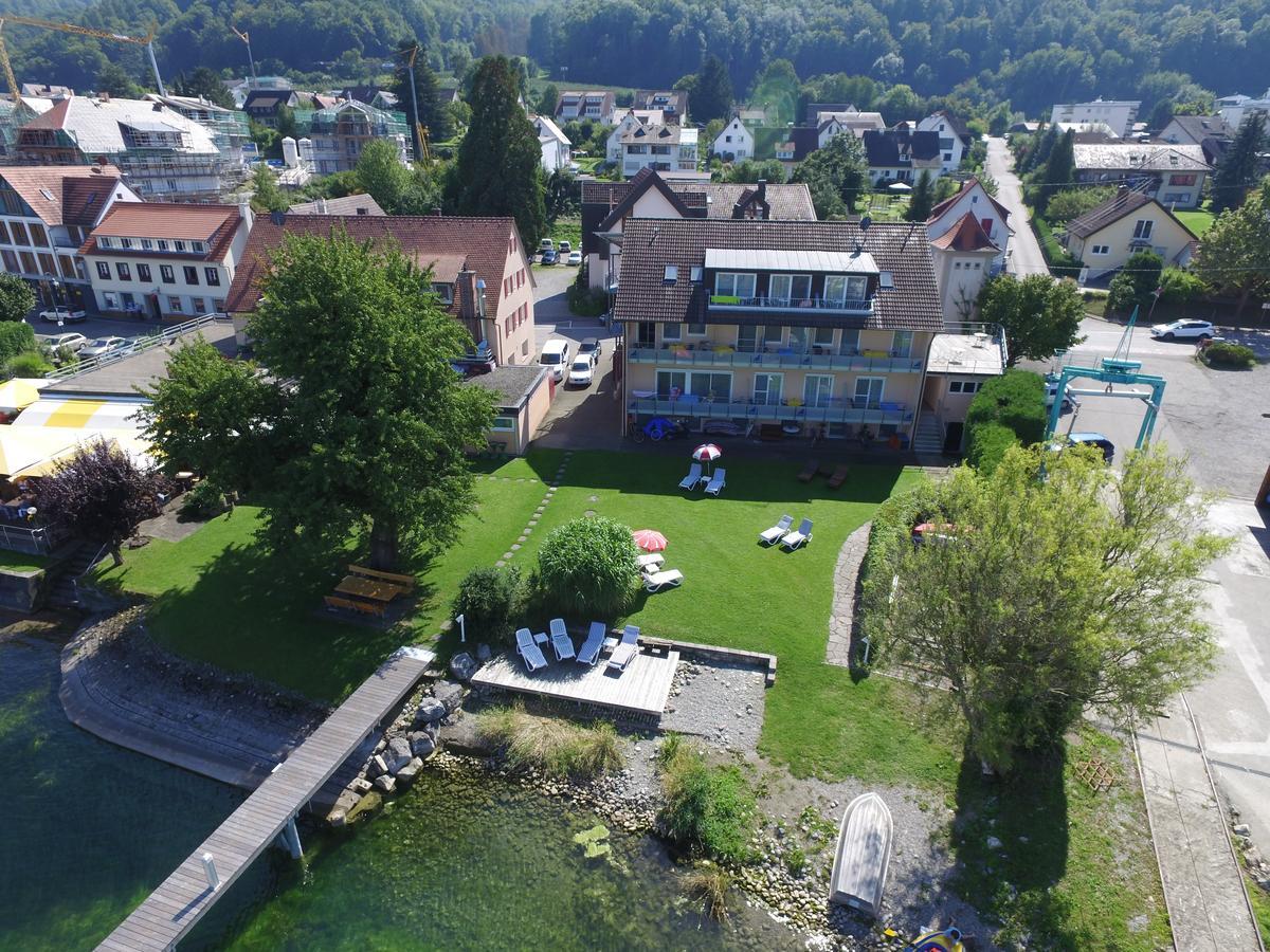 Hotel Pension Cafe Hasler Bodman-Ludwigshafen Dış mekan fotoğraf